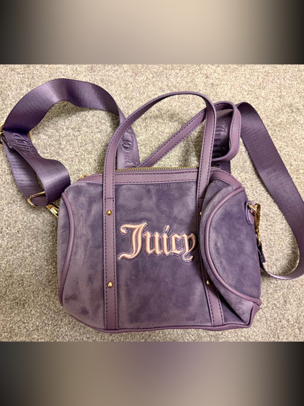 Juicy Couture Lavender Purple Crossbody Bag